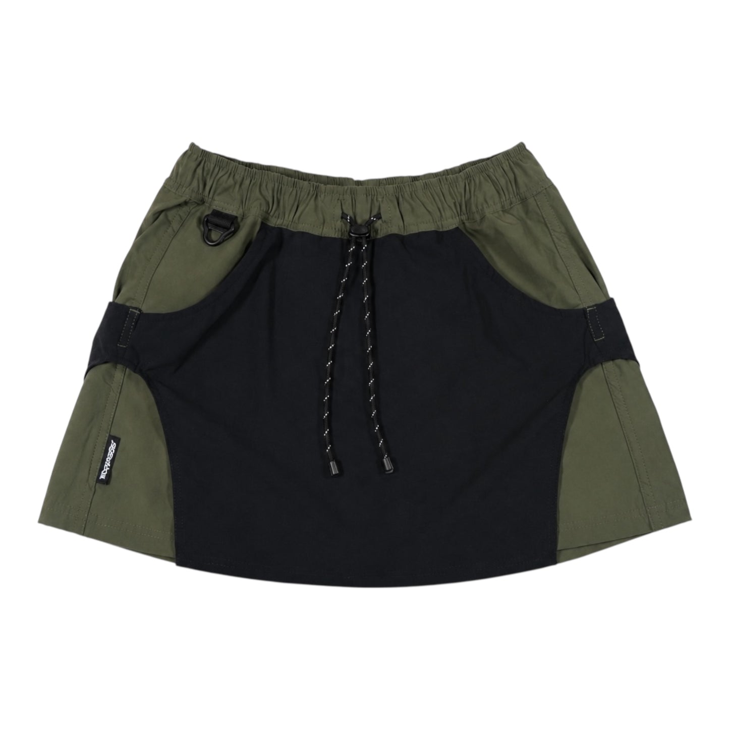 09. Tech Skort - Black / Olive green