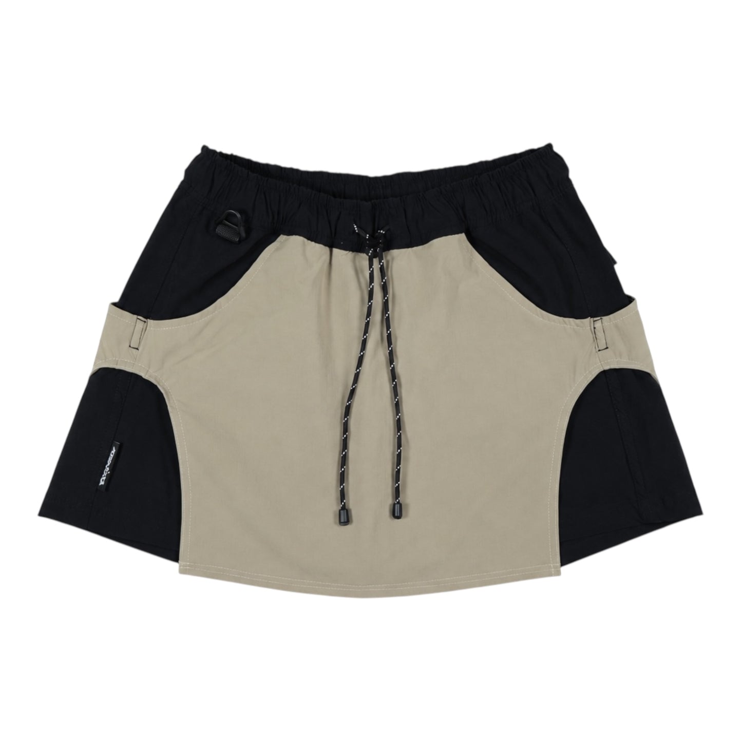 08. Tech Skort - Khaki / Black
