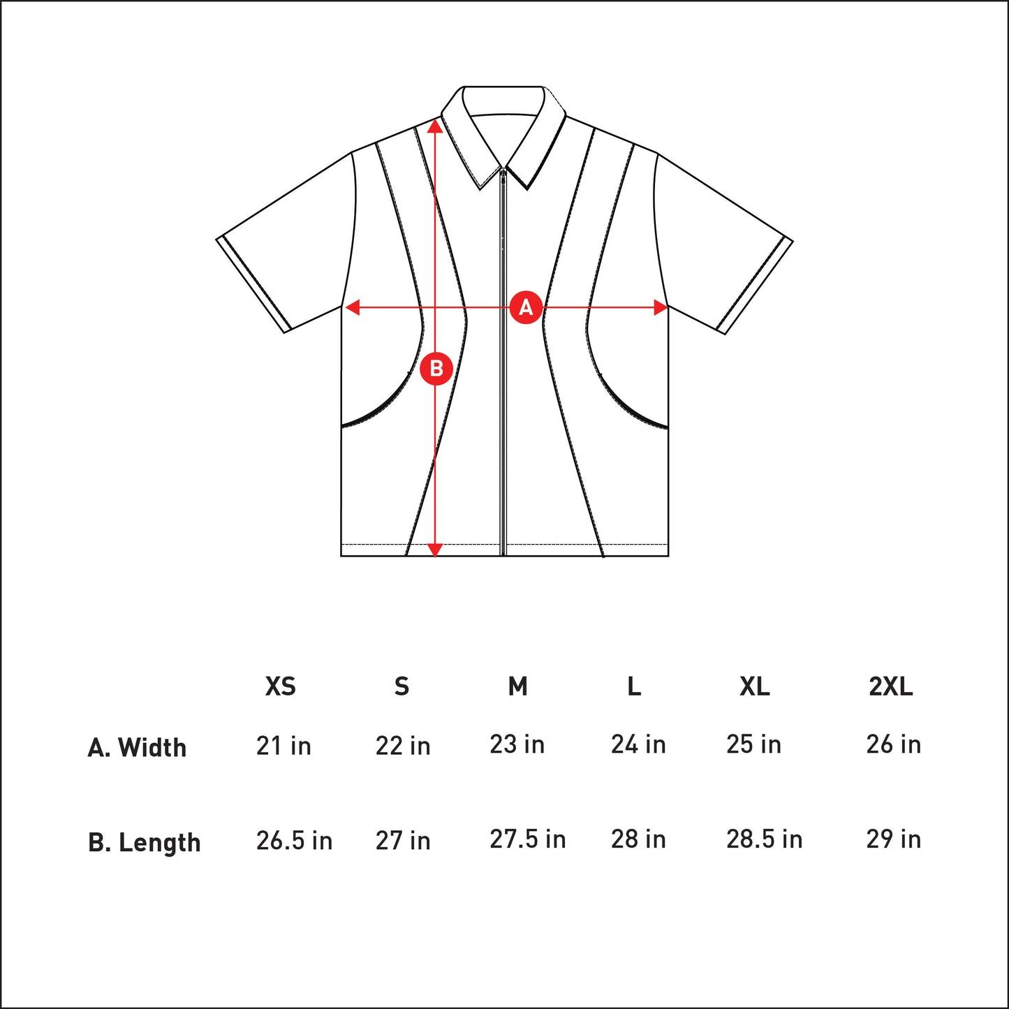 05. Zip up bowler shirt - black/gray