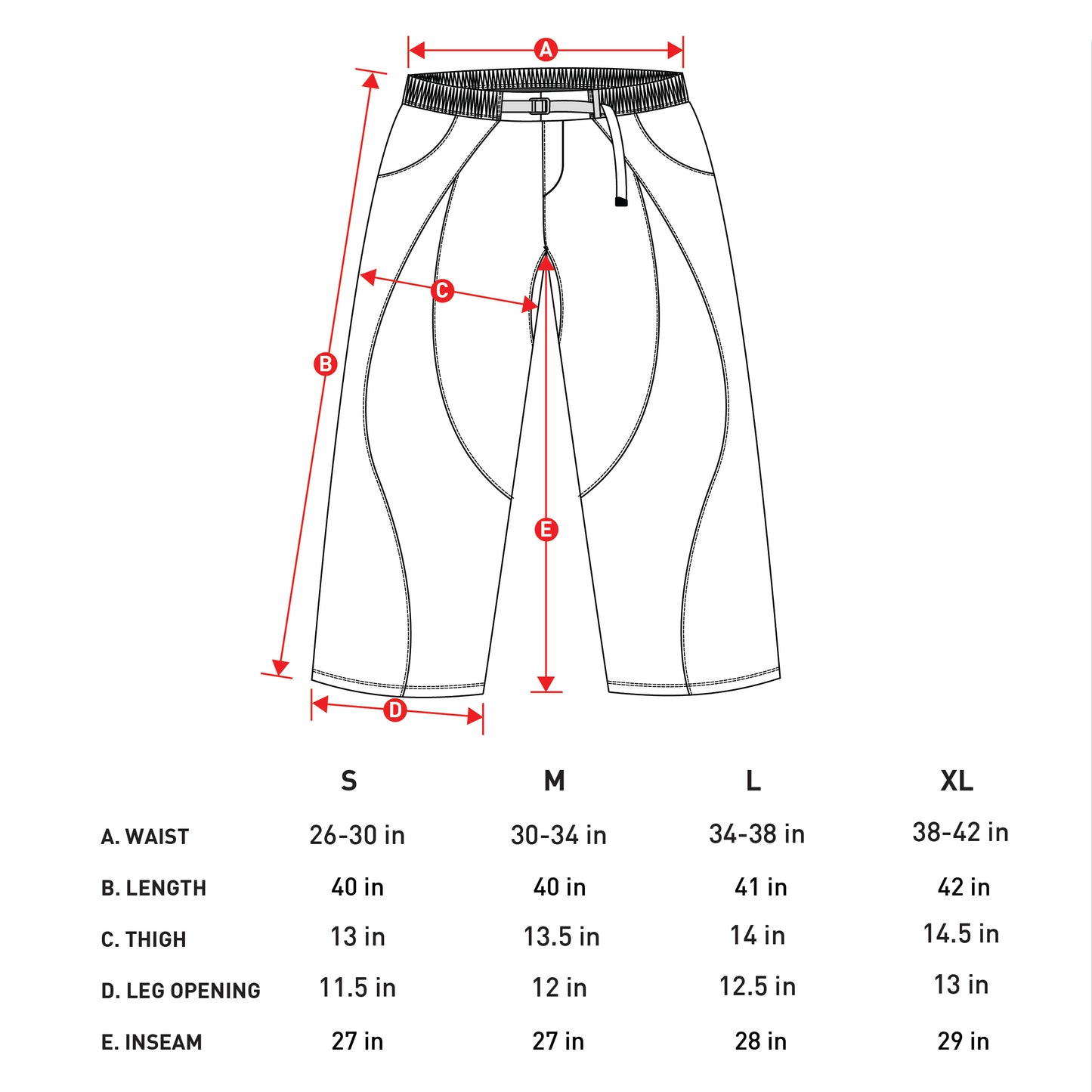 12. Polyamide nylon hiking pants
